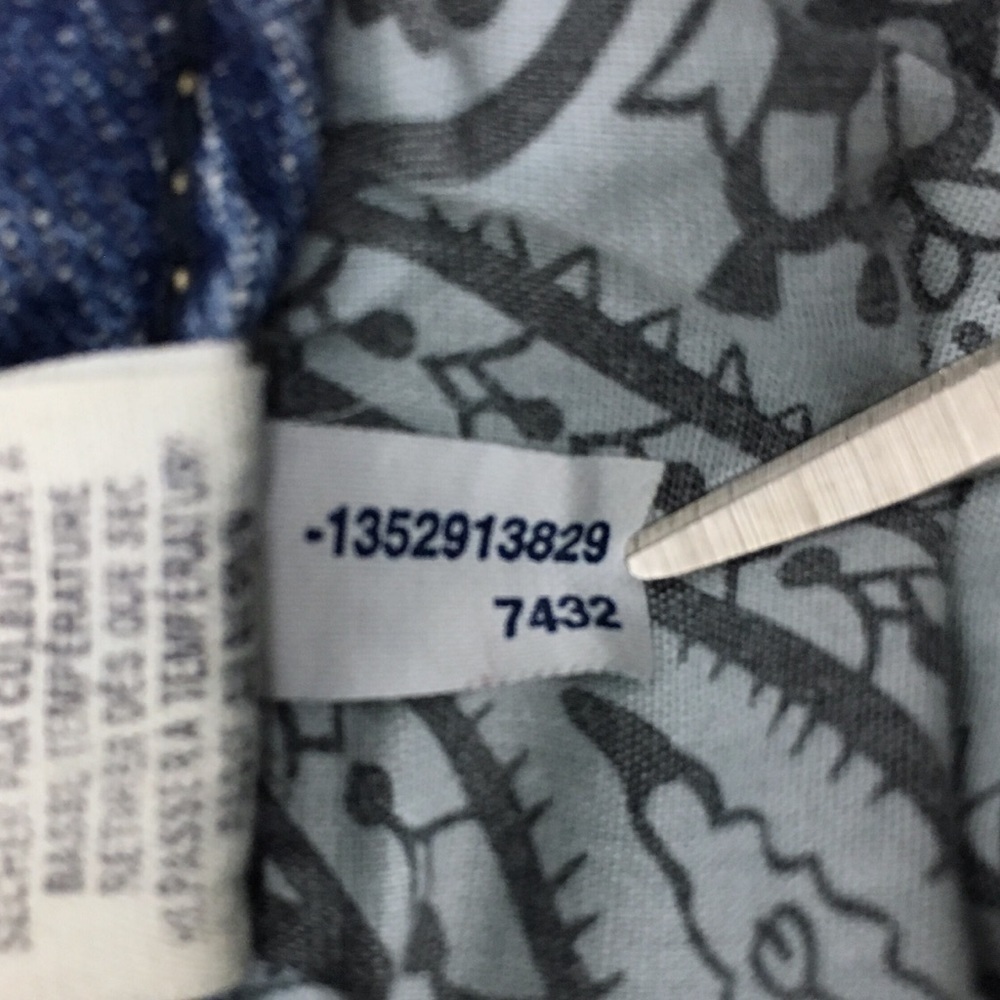 AMERICAN EAGLE Jeans Skinny Slim Low Rise Y2K Patchwork Boho Denim 4 Regular - Picture 9 of 12